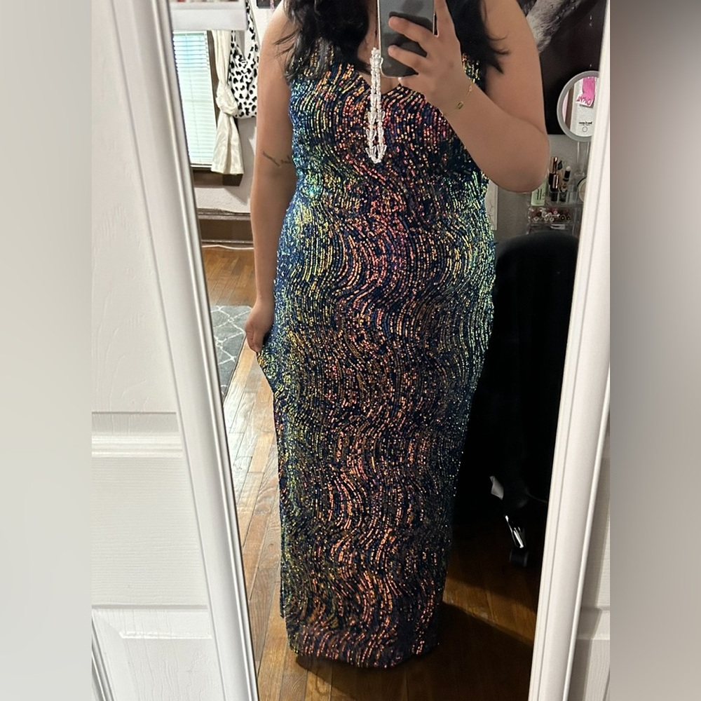Nightway Prom Dress Size 16W